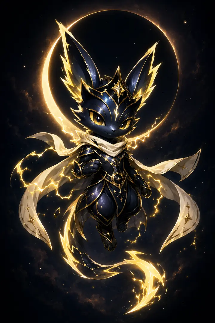 Concept splash art for Bolt wearing the Eclipse Courier collection skin